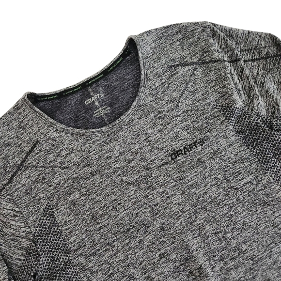 CRAFT Active Comfort Men's Long-Sleeved Thermal Underwear running gray medium - Picture 2 of 14